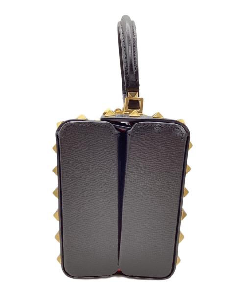 VALENTINO GARAVANI（ヴァレンティノ・ガラヴァーニ）VALENTINO GARAVANI (ヴァレンティノ・ガラヴァーニ) ロックスタッズ2WAYチェーンショルダーバッグ ブラックの古着・服飾アイテム