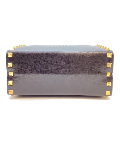 VALENTINO GARAVANI（ヴァレンティノ・ガラヴァーニ）VALENTINO GARAVANI (ヴァレンティノ・ガラヴァーニ) ロックスタッズ2WAYチェーンショルダーバッグ ブラックの古着・服飾アイテム