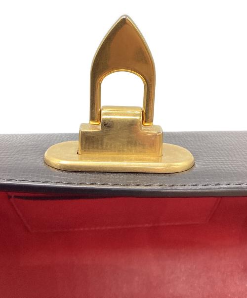 VALENTINO GARAVANI（ヴァレンティノ・ガラヴァーニ）VALENTINO GARAVANI (ヴァレンティノ・ガラヴァーニ) ロックスタッズ2WAYチェーンショルダーバッグ ブラックの古着・服飾アイテム