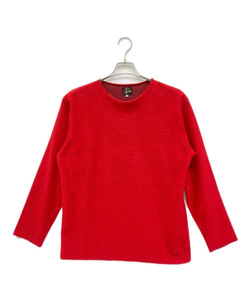 Needles（ニードルズ）Needles (ニードルズ) ウール混セーター レッド サイズ:Mの古着・服飾アイテム