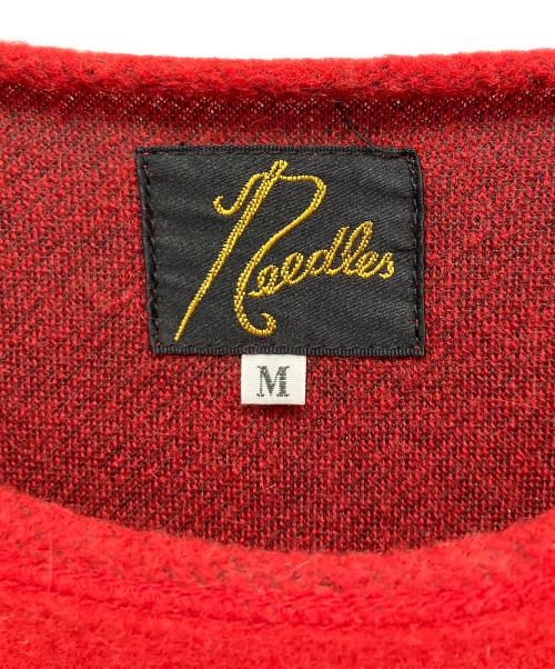 Needles（ニードルズ）Needles (ニードルズ) ウール混セーター レッド サイズ:Mの古着・服飾アイテム
