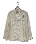 WACKO MARIA×BUDSPOOLワコマリア×バッズプール）の古着「アロハシャツ」｜ベージュ