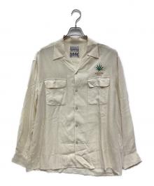 WACKO MARIA×BUDSPOOL（ワコマリア×バッズプール）の古着「アロハシャツ」｜ベージュ