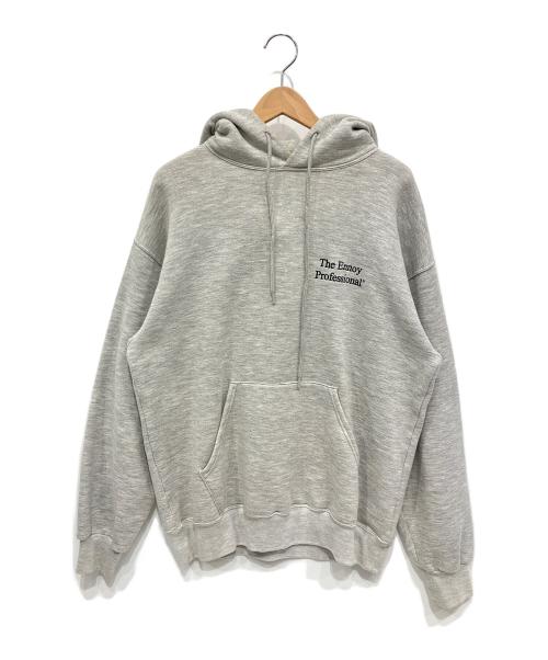 ENNOY（エンノイ）ENNOY (エンノイ) スタイリスト私物 (スタイリストシブツ) ロゴ刺繍フーデッドパーカー グレー サイズ:Mの古着・服飾アイテム