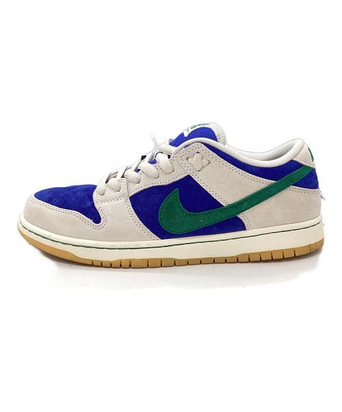 NIKE（ナイキ）NIKE (ナイキ) SB DUNK LOW PRO phantom/malachite-hyper royal ブルー×ホワイト サイズ:28cm 未使用品の古着・服飾アイテム