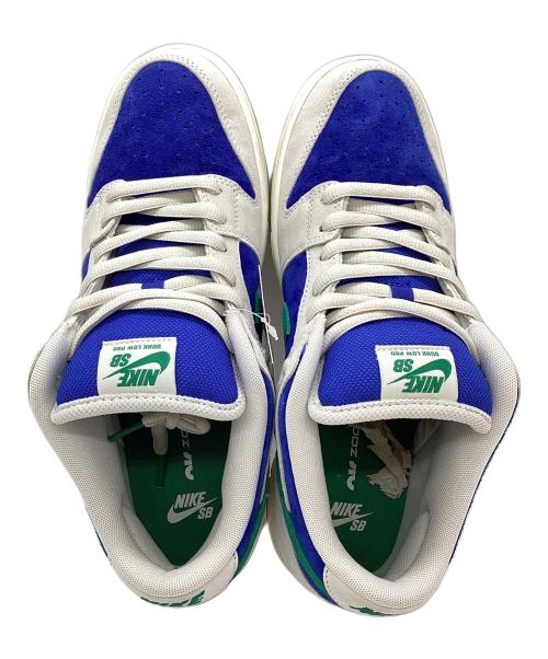 NIKE（ナイキ）NIKE (ナイキ) SB DUNK LOW PRO phantom/malachite-hyper royal ブルー×ホワイト サイズ:28cm 未使用品の古着・服飾アイテム
