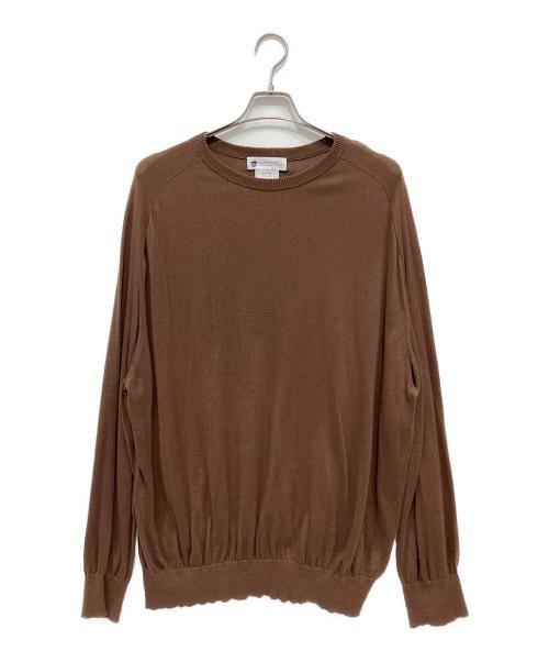 URU（ウル）URU (ウル) コットンニット ブラウン サイズ:FREEの古着・服飾アイテム