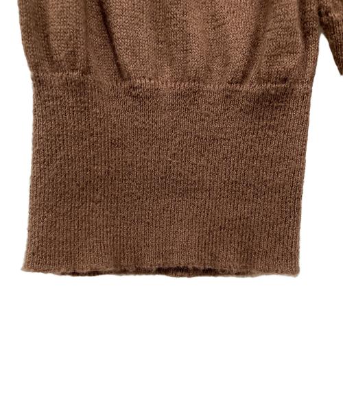URU（ウル）URU (ウル) コットンニット ブラウン サイズ:FREEの古着・服飾アイテム