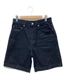 UNIVERSAL PRODUCTS.（ユニバーサルプロダクツ）の古着「バギーデニムショーツ」｜ネイビー
