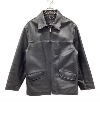 j.crew革タグ　レザーカーコート サイズ　ovy OJDGAP 中古・古着通販】J.CREW (ジェイクルー) レザーカーコート ブラック