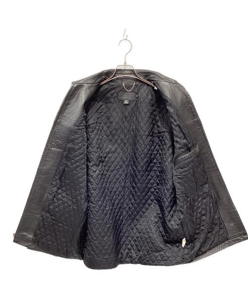 J.CREW（ジェイクルー）J.CREW (ジェイクルー) レザーカーコート ブラック サイズ:Mの古着・服飾アイテム