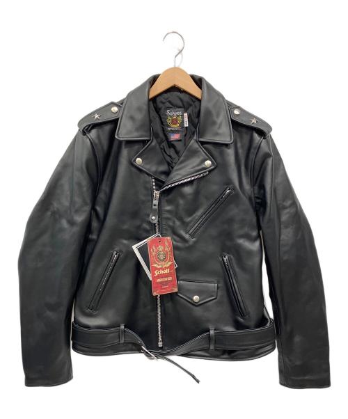 Schott（ショット）Schott (ショット) ワンスター ニューネイキッド レザージャケット ブラック サイズ:42 TALL 未使用品の古着・服飾アイテム