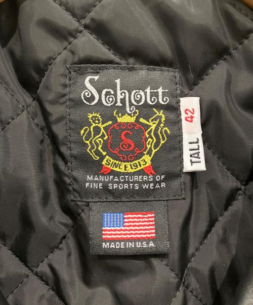 Schott（ショット）Schott (ショット) ワンスター ニューネイキッド レザージャケット ブラック サイズ:42 TALL 未使用品の古着・服飾アイテム