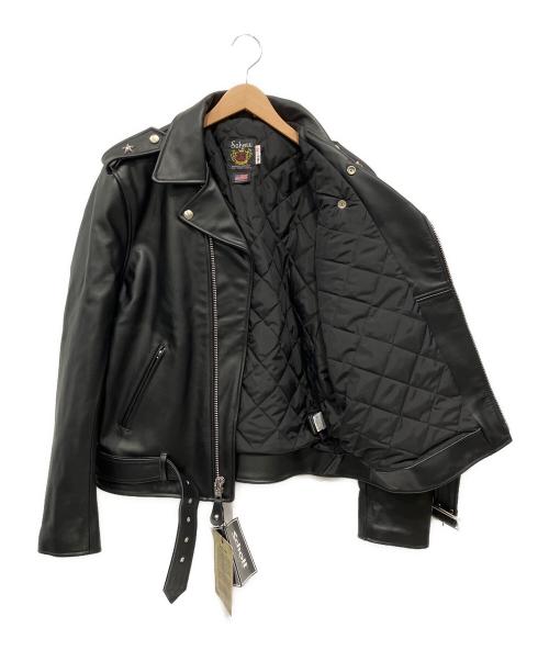 Schott（ショット）Schott (ショット) ワンスター ニューネイキッド レザージャケット ブラック サイズ:42 TALL 未使用品の古着・服飾アイテム