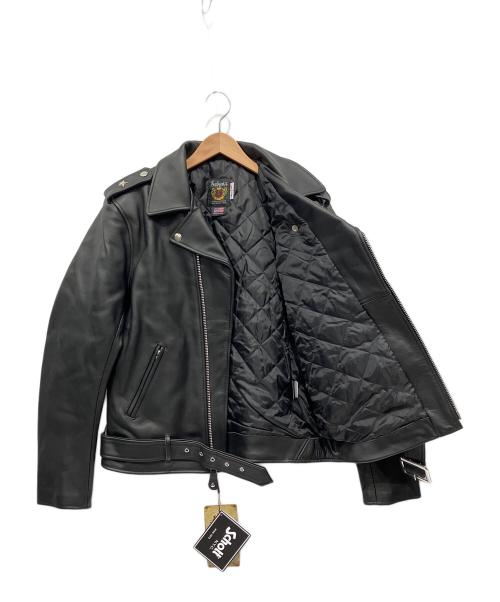 Schott（ショット）Schott (ショット) ワンスター ニューネイキッド レザージャケット ブラック サイズ:40 TALL 未使用品の古着・服飾アイテム