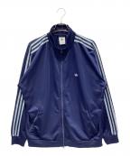 adidasアディダス）の古着「トラックジャケット」｜ネイビー