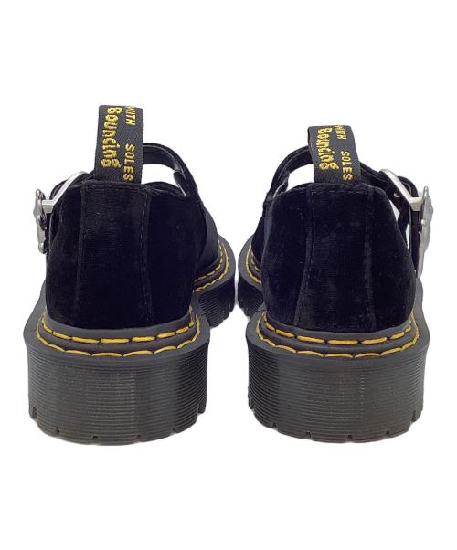 Dr.Martens（ドクターマーチン）Dr.Martens (ドクターマーチン) Heaven by Marc Jacobs (ヘブンバイマークジェイコブス) ベルベットシューズ ブラック サイズ:24cmの古着・服飾アイテム