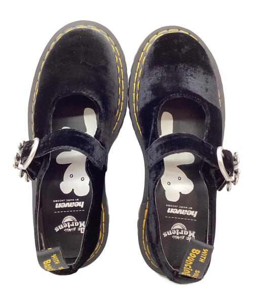 Dr.Martens（ドクターマーチン）Dr.Martens (ドクターマーチン) Heaven by Marc Jacobs (ヘブンバイマークジェイコブス) ベルベットシューズ ブラック サイズ:24cmの古着・服飾アイテム