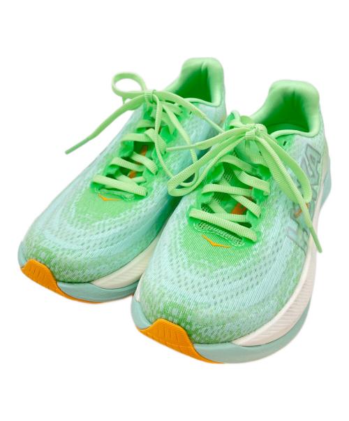 HOKAONEONE（ホカオネオネ）HOKAONEONE (ホカオネオネ) MACH X ライトグリーン サイズ:22の古着・服飾アイテム