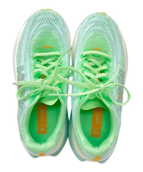 HOKAONEONE（ホカオネオネ）HOKAONEONE (ホカオネオネ) MACH X ライトグリーン サイズ:22の古着・服飾アイテム