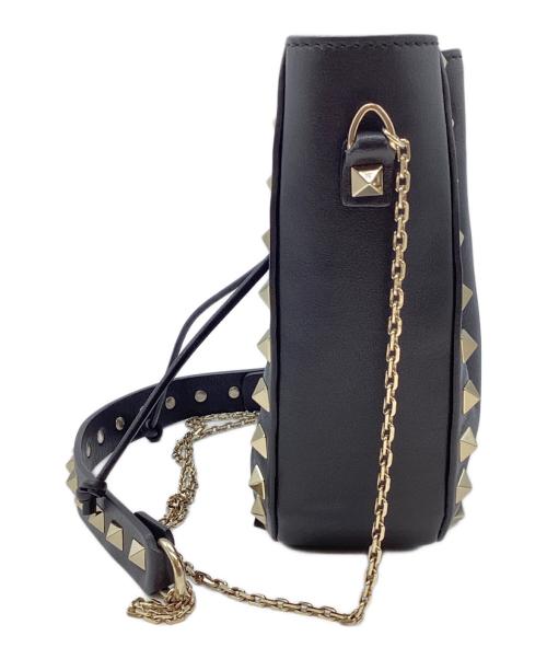 VALENTINO GARAVANI（ヴァレンティノ・ガラヴァーニ）VALENTINO GARAVANI (ヴァレンティノ・ガラヴァーニ) ロックスタッズチェーンショルダーバッグの古着・服飾アイテム