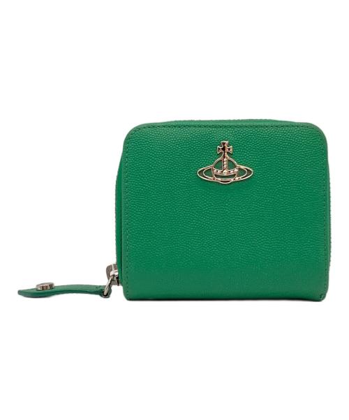 Vivienne Westwood（ヴィヴィアンウエストウッド）Vivienne Westwood (ヴィヴィアンウエストウッド) 2つ折り財布 グリーンの古着・服飾アイテム