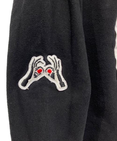 TIGHTBOOTH PRODUCTION（タイトブースプロダクション）TIGHTBOOTH PRODUCTION (タイトブースプロダクション) クルーネックスウェット ブラック サイズ:Lの古着・服飾アイテム