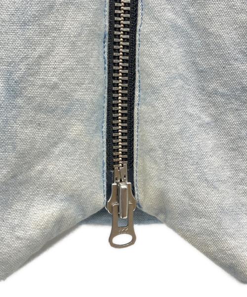 stussy（ステューシー）stussy (ステューシー) WASHED CANVAS PRIMALOFT VEST ブルー サイズ:XLの古着・服飾アイテム