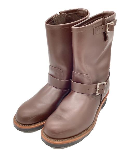 RED WING（レッドウィング）RED WING (レッドウィング) エンジニアブーツ ブラウン サイズ:27.5cmの古着・服飾アイテム
