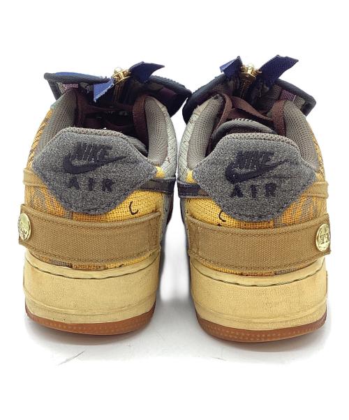NIKE（ナイキ）NIKE (ナイキ) Travis Scott (トラヴィス・スコット) AIR FORCE1 LOW イエロー×ブルー サイズ:27.5cmの古着・服飾アイテム