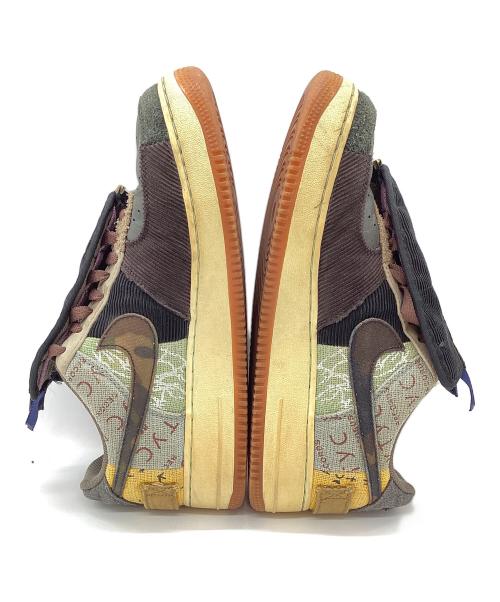 NIKE（ナイキ）NIKE (ナイキ) Travis Scott (トラヴィス・スコット) AIR FORCE1 LOW イエロー×ブルー サイズ:27.5cmの古着・服飾アイテム