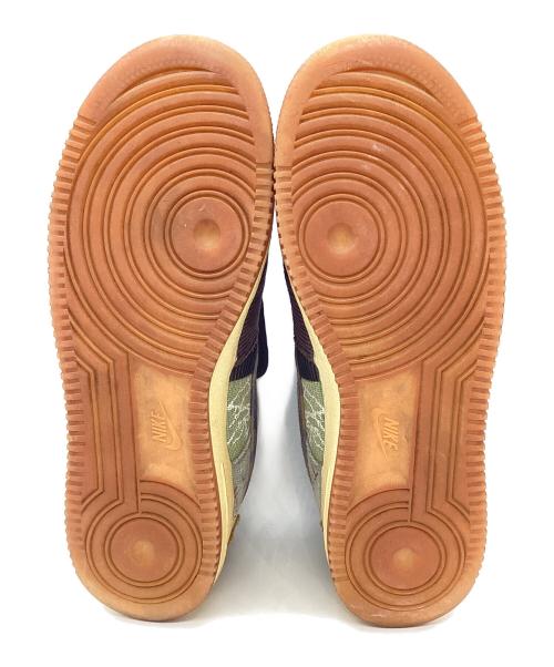 NIKE（ナイキ）NIKE (ナイキ) Travis Scott (トラヴィス・スコット) AIR FORCE1 LOW イエロー×ブルー サイズ:27.5cmの古着・服飾アイテム