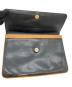 中古・古着 CELINE (セリーヌ) クラッチバッグ ブラック×ブラウン：7000円