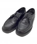 MHLエムエイチエル）の古着「モカシンシューズ」｜ブラック