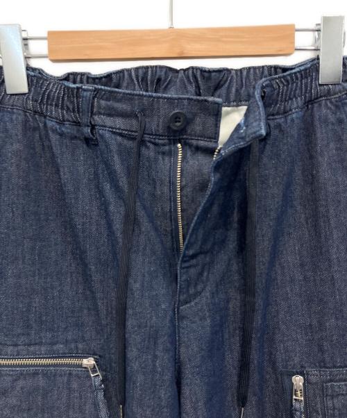 null（ヌル）null (ヌル) デニムカーゴパンツ インディゴ サイズ:Sの古着・服飾アイテム