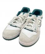 NEW BALANCEニューバランス）の古着「550」｜ホワイト×グリーン