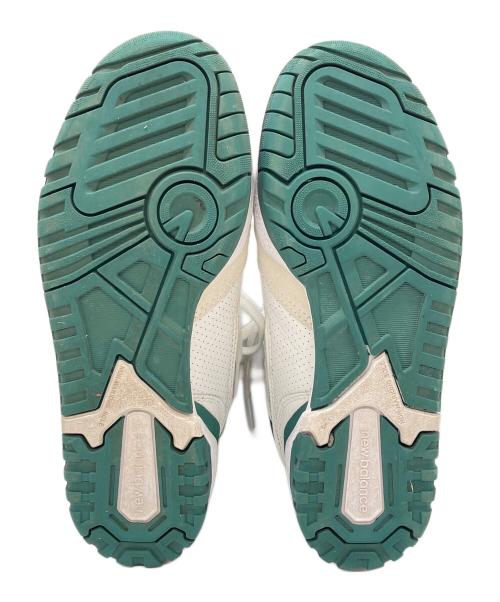 NEW BALANCE（ニューバランス）NEW BALANCE (ニューバランス) 550 ホワイト×グリーン サイズ:24cmの古着・服飾アイテム