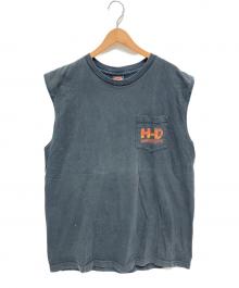 HARLEY-DAVIDSON（ハーレーダビッドソン）の古着「ノースリーブカットソー」｜ブラック