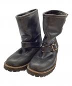 TAO COMME des GARCONSタオ コムデギャルソン）の古着「エンジニアブーツ」｜ブラック