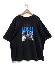 APPLEBUM（アップルバム）の古着「半袖スウェット」｜ブラック