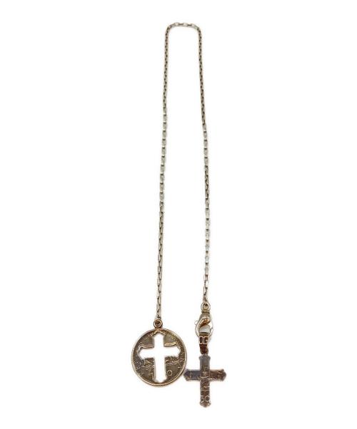 DOLCE & GABBANA（ドルチェ＆ガッバーナ）DOLCE & GABBANA (ドルチェ＆ガッバーナ) コインクロスネックレスの古着・服飾アイテム