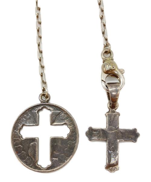 DOLCE & GABBANA（ドルチェ＆ガッバーナ）DOLCE & GABBANA (ドルチェ＆ガッバーナ) コインクロスネックレスの古着・服飾アイテム