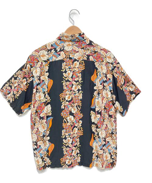 Sun Surf（サンサーフ）Sun Surf (サンサーフ) アロハシャツ ブラック×レッド サイズ:不明の古着・服飾アイテム