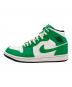 NIKE (ナイキ) Air Jordan 1 Mid ホワイト×グリーン サイズ:26cm：8000円