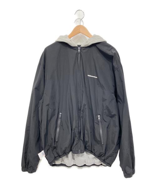 thisisneverthat（ディスイズネバーザット）thisisneverthat (ディスイズネバーザット) フードジャケット ブラック×グレー サイズ:XLの古着・服飾アイテム