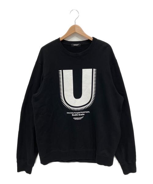 UNDERCOVER（アンダーカバー）UNDERCOVER (アンダーカバー) SWEAT UGIZ/BLACK ブラック×ホワイト サイズ:5の古着・服飾アイテム