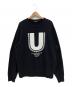 UNDERCOVER（アンダーカバー）の古着「SWEAT UGIZ/BLACK」｜ブラック×ホワイト
