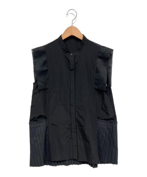 CITY（シティ）CITY (シティ) ノースリーブブラウス ブラック サイズ:Free 未使用品の古着・服飾アイテム