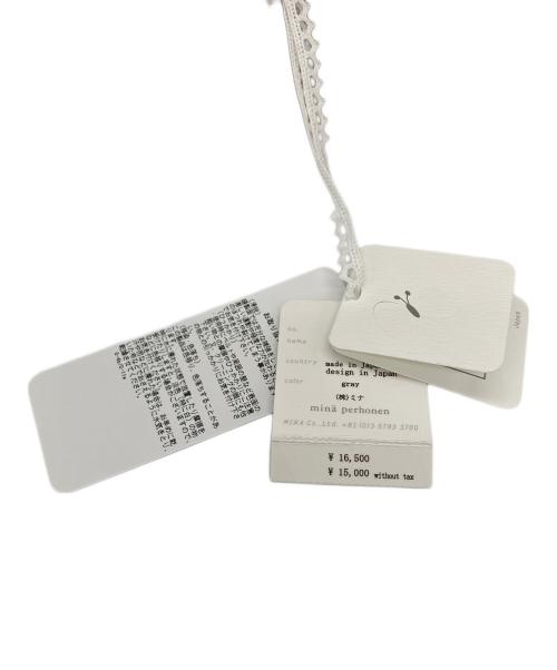 mina perhonen（ミナ ペルホネン）mina perhonen (ミナ ペルホネン) うさポーチ グレーの古着・服飾アイテム