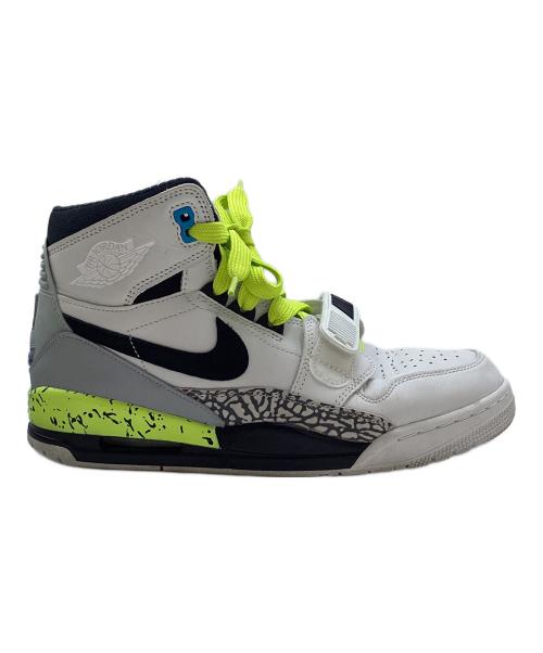NIKE（ナイキ）NIKE (ナイキ) ハイカットスニーカー ホワイト×グリーン サイズ:27.5の古着・服飾アイテム